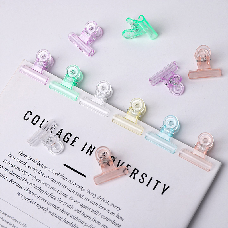 Is Stationery Office Supply - 10/20 Buah Klip Binder Plastik Warna