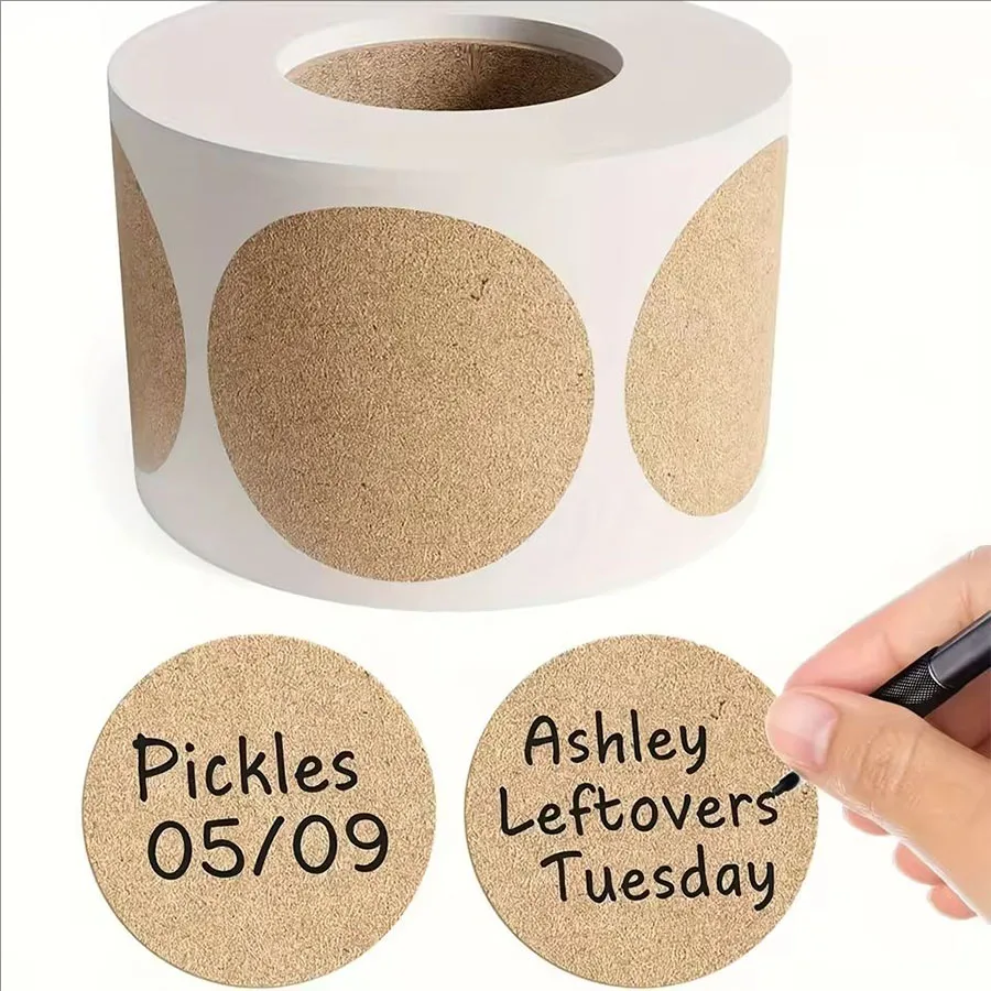 Sticker Label Roll - 500 Buah/1 Rol, Kertas Label Berperekat