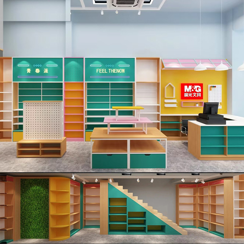 Rak Display Desain Toko Alat T - Stationery Office Supply Store ulasan dan harga
