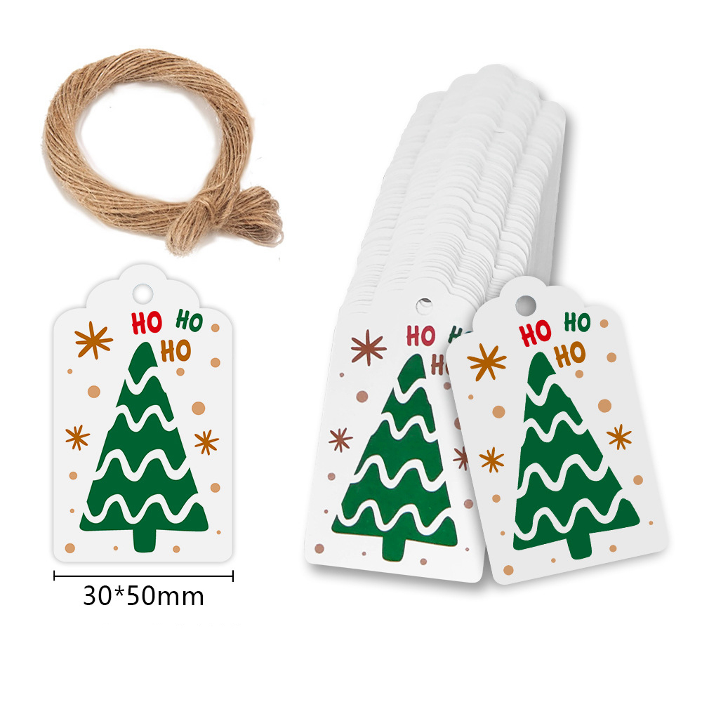 Label Selamat Natal Label Kart - Cardstock Paper Pack ulasan dan harga