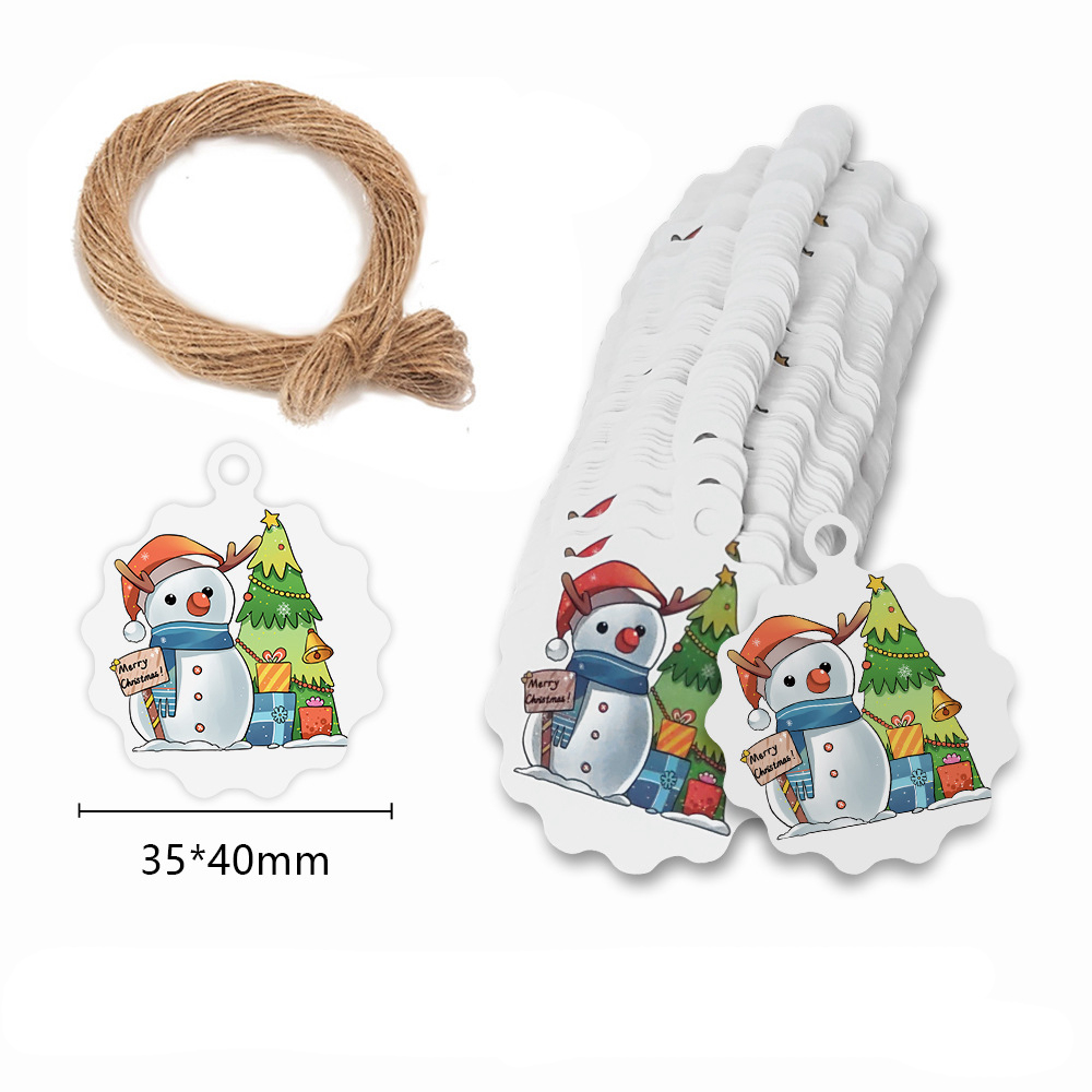 Label Selamat Natal Label Kart - Cardstock Paper Pack ulasan dan harga