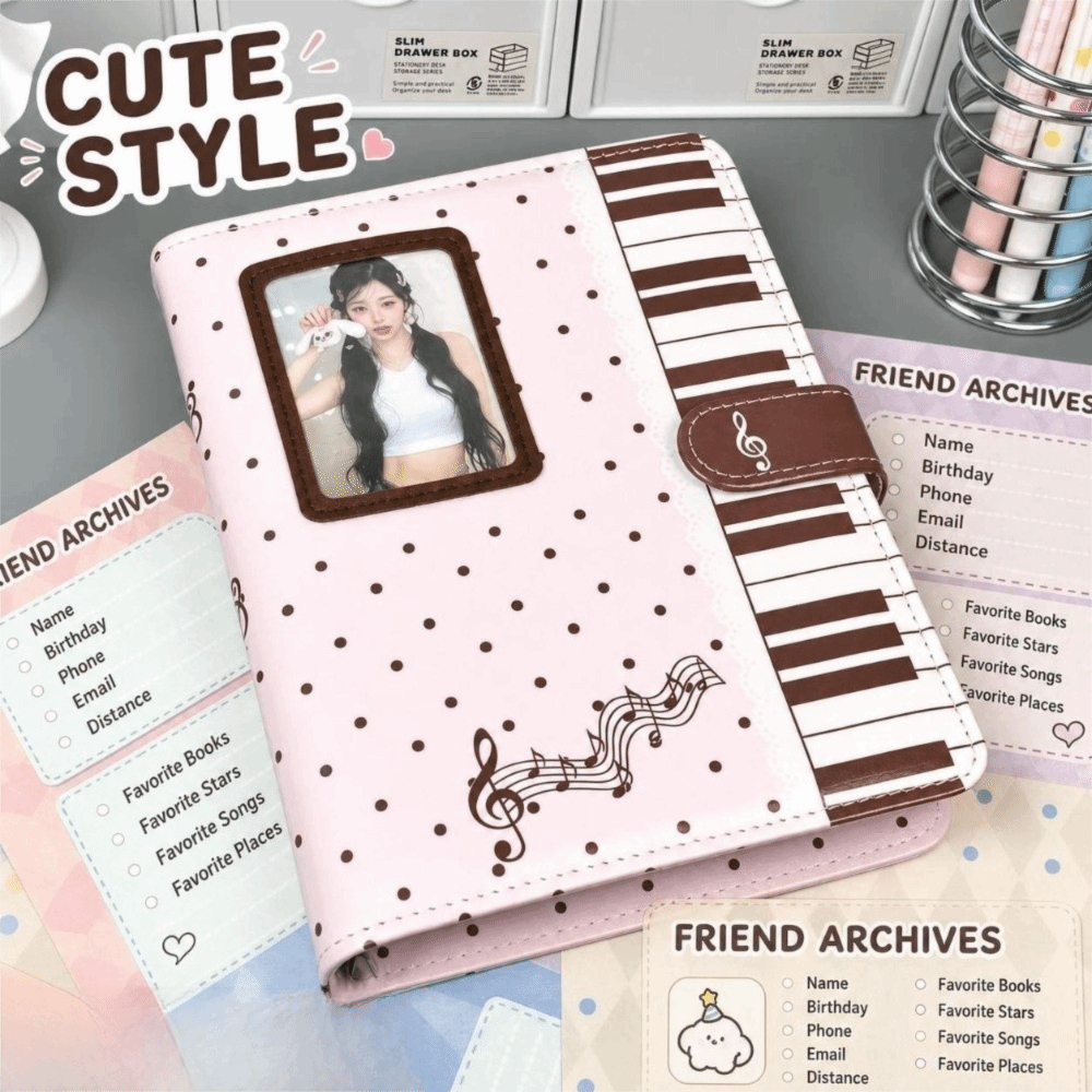 Buku Catatan Binder Piano Polk - Notebook Dotted A5 ulasan dan harga