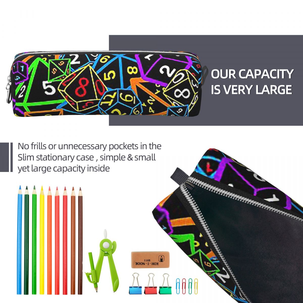 D&D (Dungeons And Dragons) Beg - Pen Pouch Roll ulasan dan harga
