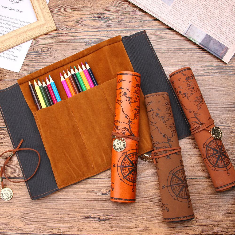 Tas Gulung Peta Harta Karun Re - Pen Pouch Roll ulasan dan harga