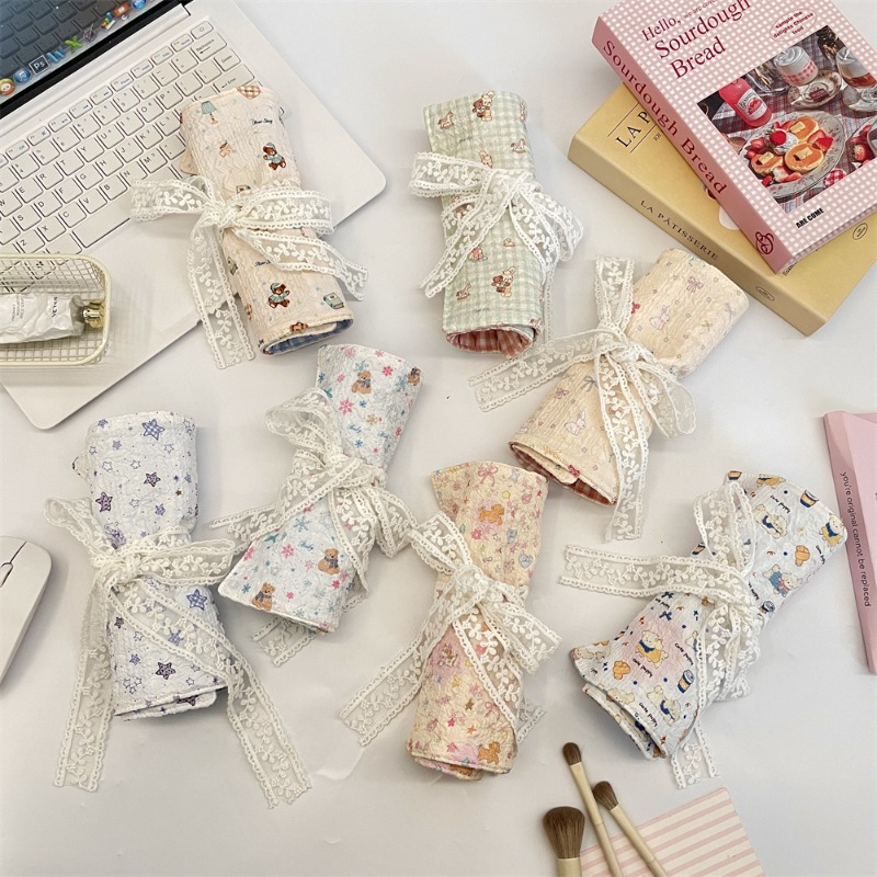 Tas Pensil Gulung Bermotif Kar - Pen Pouch Roll ulasan dan harga